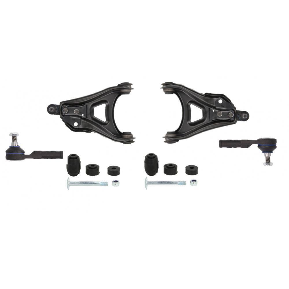 Σετ Εμπρόσθιου Συστήματος Master-Sport για Renault Clio II 1998-2005.Περιλαμβάνει 2 ψαλίδια/2 ζαμφόρ /2 ακρόμπαρα