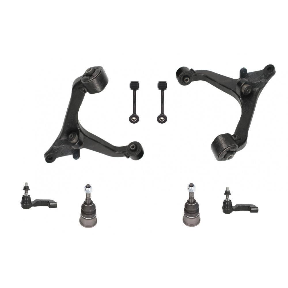 Σετ Εμπρόσθιου Συστήματος Master-Sport για Jeep Cherokee 2001-2008(KJ).Περιλαμβάνει 2 ψαλίδια/2 ακρόμπαρα/2 ζαμφόρ/2 μπαλακια ψαλιδιου