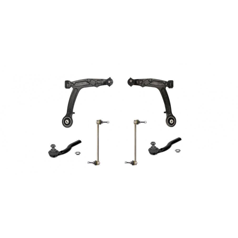 Σετ Εμπρόσθιου Συστήματος Master-Sport για Fiat Panda 2003-2012 (4x2).Περιλαμβάνει 2 ψαλίδια/2 ακρόμπαρα/2 ζαμφόρ