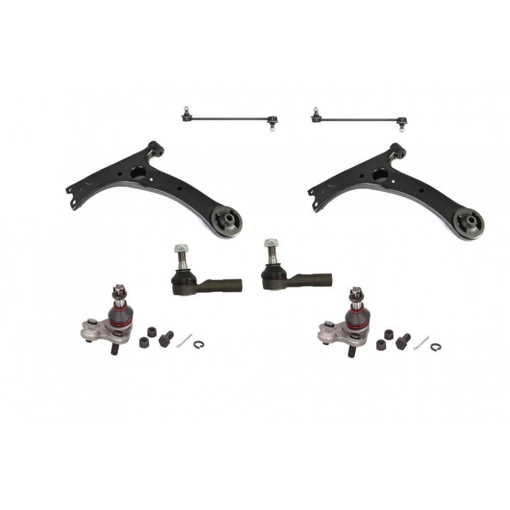 Σετ Εμπρόσθιου Συστήματος Master-Sport για Toyota Avensis 2003-2008 (T25).Περιλαμβάνει 2 ψαλίδια/2 ακρόμπαρα/2 ζαμφόρ/2 μπαλακια ψαλιδιου